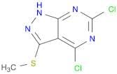 4,6-Dichloro-3-(methylthio)-1H-pyrazolo[3,4-d]pyrimidine