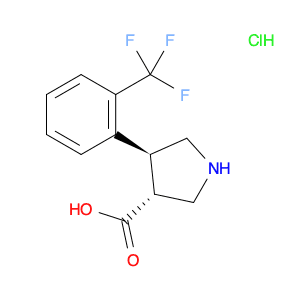 (3S,4R)-4-(2-(TRIFLUOROMETHYL)PHENYL)PYRROLIDINE-3-CARBOXYLIC ACID