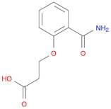 3-(2-Carbamoylphenoxy)propanoic acid