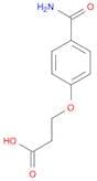 3-(4-Carbamoylphenoxy)propionic acid