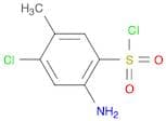 2-Amino-4-chloro-5-methylbenzene-1-sulfonyl chloride