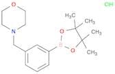 4-(3-(4,4,5,5-Tetramethyl-1,3,2-dioxaborolan-2-yl)benzyl)morpholine hydrochloride