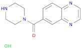 Piperazin-1-yl-quinoxalin-6-yl-methanone hydrochloride