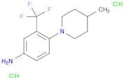 4-Methyl-1-(4-amino-2-trifluoromethylphenyl)piperidine DiHCl