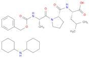 Dicyclohexylammonium (S)-2-((S)-1-((S)-2-(((benzyloxy)carbonyl)amino)propanoyl)pyrrolidine-2-carbo…