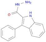 3-Phenyl-1H-indole-2-carbohydrazide