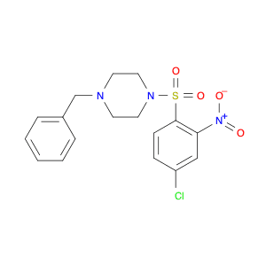 1-(4-Chloro-2-nitrophenyl)sulfonyl-4-benzylpiperazine