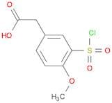 [3-(Chlorosulfonyl)-4-methoxyphenyl]acetic acid