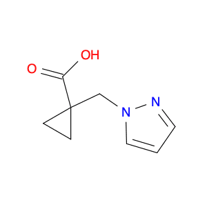 1-(1H-pyrazol-1-ylmethyl)cyclopropanecarboxylic acid