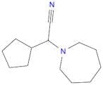 Azepan-1-yl(cyclopentyl)acetonitrile