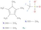 TRIS(ACETONITRILE)PENTAMETHYLCYCLOPENTADIENYLRUTHENIUM (II) TRIFLUOROMETHANESULFONATE