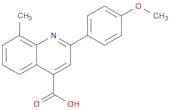 2-(4-Methoxyphenyl)-8-methylquinoline-4-carboxylic acid