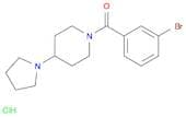 (3-Bromophenyl)[4-(1-pyrrolidinyl)-1-piperidinyl]methanone