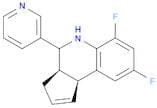 6,8-Difluoro-4-pyridin-3-yl-3a,4,5,9b-tetrahydro-3H-cyclopenta[c]quinoline