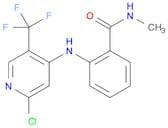 2-[2-Chloro-5-(trifluoromethyl)pyridin-4-ylamino]-N-methylbenzamide