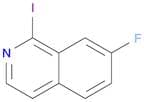7-Fluoro-1-iodo-2-azanaphthalene