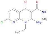 2-Amino-7-chloro-1-ethyl-N-methyl-4-oxo-1,4-dihydro-1,8-naphthyridine-3-carboxamide