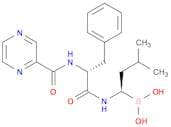 ((R)-3-Methyl-1-((R)-3-phenyl-2-(pyrazine-2-carboxamido)propanamido)butyl)boronic acid