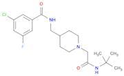 N-((1-(2-(tert-Butylamino)-2-oxoethyl)piperidin-4-yl)methyl)-3-chloro-5-fluorobenzamide