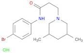 N-(4-Bromophenyl)-3,5-dimethyl-1-piperidinepropanamide Hydrochloride