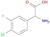 2-Amino-2-(4-chloro-3-fluorophenyl)acetic acid