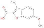 6-Methoxy-3-methylbenzofuran-2-carboxylic acid
