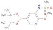 N-[2-METHOXY-5-(4,4,5,5-TETRAMETHYL-1,3,2-DIOXABOROLAN-2-YL)-3-PYRIDINYL]-METHANESULFONAMIDE