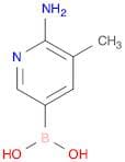 (3-Methyl-2-aminopyridin-5-yl)boronic acid