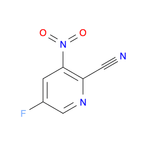 2-cyano-3-nitro-5-fluoropyridine