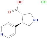 (+/-)-Trans-4-(4-pyridinyl)-pyrrolidine-3-carboxylic acid-2hcl