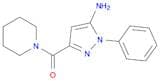 (5-Amino-1-phenyl-1H-pyrazol-3-yl)(piperidin-1-yl)methanone