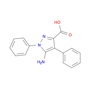 5-Amino-1,4-diphenyl-1H-pyrazole-3-carboxylic acid
