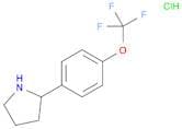 2-(4-TRIFLUOROMETHOXY-PHENYL)-PYRROLIDINE, HYDROCHLORIDE