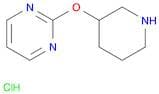 2-(Piperidin-3-yloxy)pyrimidine hydrochloride