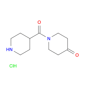 1-(Piperidine-4-carbonyl)piperidin-4-one, HCl
