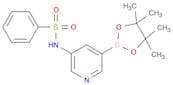 N-[5-(4,4,5,5-Tetramethyl-1,3,2-dioxaborolan-2-yl)-3-pyridinyl]benzenesulfonamide
