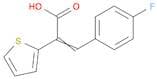 3-(4-Fluorophenyl)-2-(thiophen-2-yl)acrylic acid