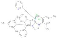 Dichloro(1,3-dimesitylimidazolidin-2-ylidene)(3-phenyl-1H-inden-1-ylidene)(pyridin-2-yl)ruthenate(…