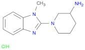 1-(1-Methyl-1H-benzo[d]imidazol-2-yl)piperidin-3-amine hydrochloride