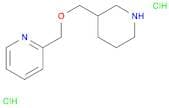 2-((Piperidin-3-ylmethoxy)methyl)pyridine dihydrochloride