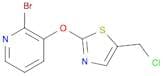 2-Bromo-3-[[5-(chloromethyl)-2-thiazolyl]oxy]pyridine