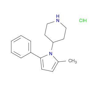 4-(2-Methyl-5-phenyl-1H-pyrrol-1-yl)piperidine hydrochloride