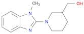 (1-(1-Methyl-1H-benzo[d]imidazol-2-yl)piperidin-3-yl)methanol