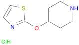 2-(Piperidin-4-yloxy)thiazole hydrochloride