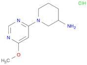1-(6-Methoxypyrimidin-4-yl)piperidin-3-amine hydrochloride