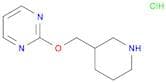 2-(Piperidin-3-ylmethoxy)pyrimidine hydrochloride