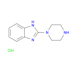 2-Piperazin-1-yl-1H-benzoiMidazole hydrochloride, 98+% C11H15ClN4, MW