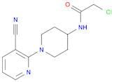 2-Chloro-N-(1-(3-cyanopyridin-2-yl)piperidin-4-yl)acetamide