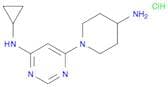 6-(4-Aminopiperidin-1-yl)-N-cyclopropylpyrimidin-4-amine hydrochloride