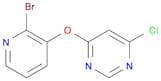 4-((2-Bromopyridin-3-yl)oxy)-6-chloropyrimidine